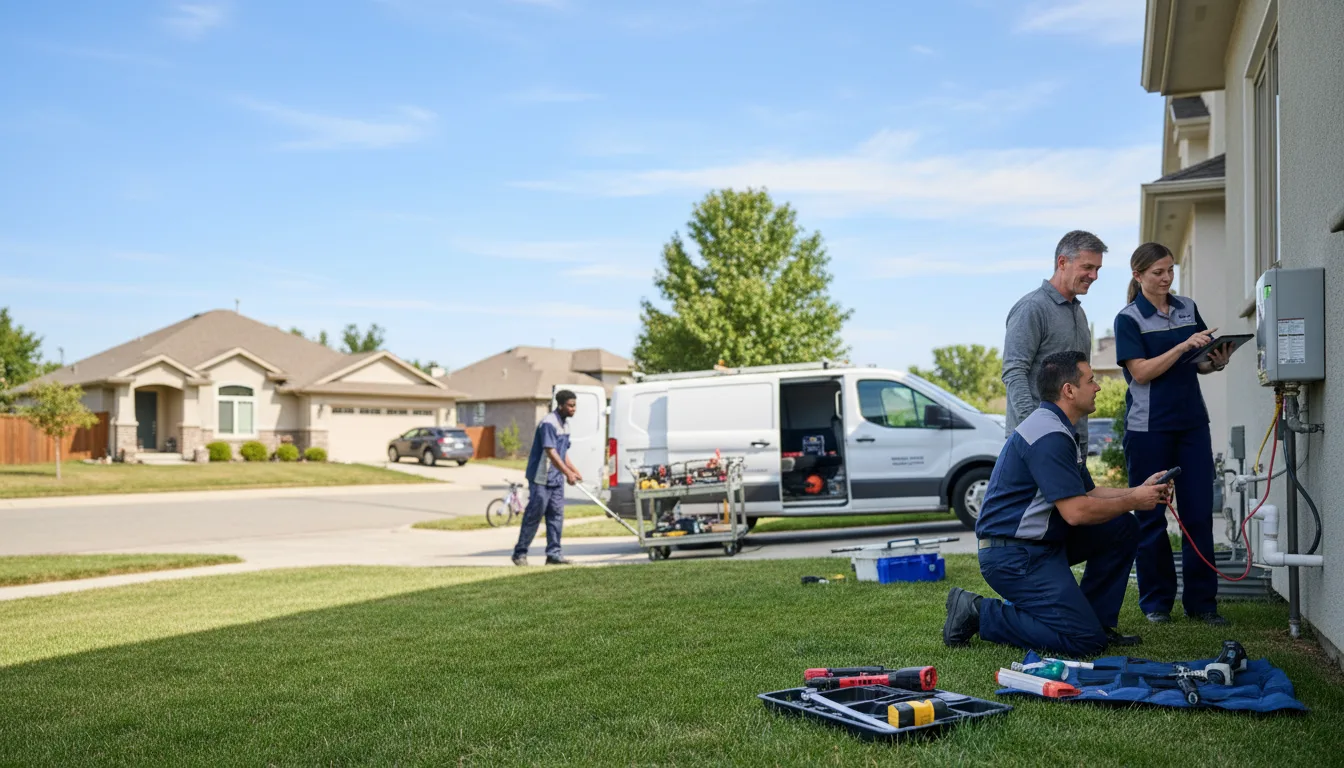 Tankless water heater service in Walker, SD